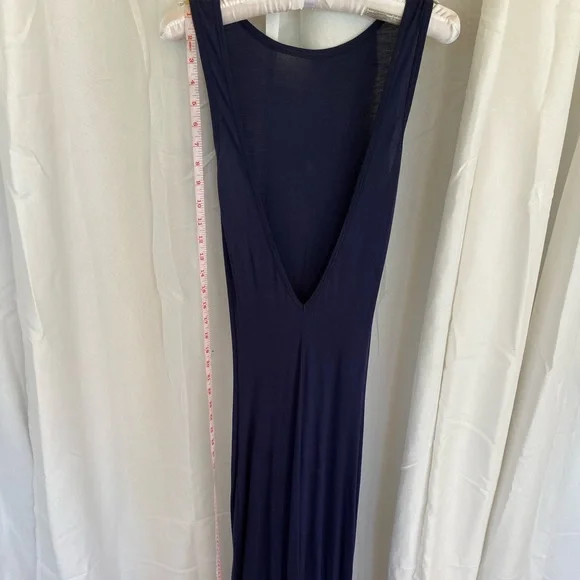 Low back maxi full length dress NEVER WORN - Picture 4 of 6